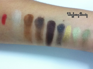 From left to right: Theodora Lip Pencil, Broken, Beware, Bewitch, West, Spell (dual shade), and Jealous (dual shade)